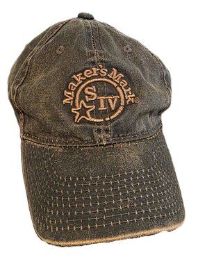 **Official Makers Mark Oil Cloth Bourbon Hat - Adjustable**